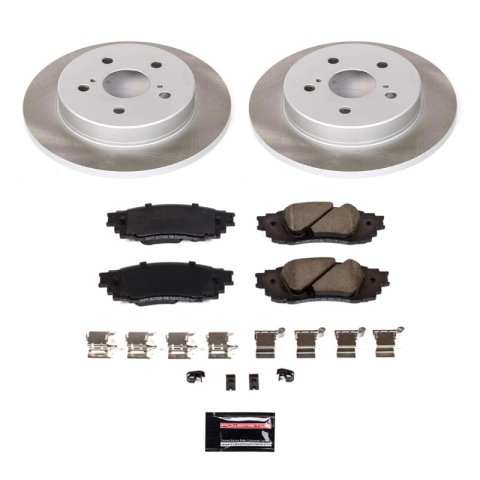 Power Stop 20-21 Toyota Avalon Front and Rear Semi-Coated Rotor Kit (1x psbSC7688, 1x psbSC8333) thumbnail 7