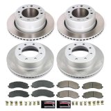 Power Stop 19-22 Ram 2500 Front and Rear Semi-Coated Rotor Kit (1x psb17-2223, 1x psb17-2225, 2x psbAR8373SCR, 2x psbAR8374SCR) thumbnail 5