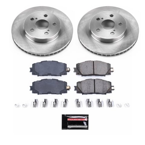 Power Stop 20-22 Toyota Corolla Front and Rear Semi-Coated Rotor Kit (1x psbSC7701, 1x psbSC8336) thumbnail 6