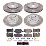 Power Stop 2020 Chevrolet Malibu Front and Rear Semi-Coated Rotor Kit (1x psbSC7400, 1x psbSC8676) thumbnail 5