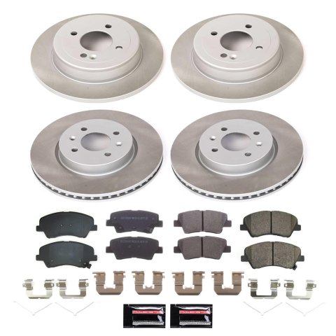 Power Stop 18-22 Hyundai Accent Front and Rear Semi-Coated Rotor Kit (1x psbSC6507, 1x psbSC8699) thumbnail 5