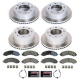 Power Stop 20-23 Chevrolet Silverado 2500 HD Front and Rear Semi-Coated Rotor Kit (2x psbSW-1218, 2x psbAR82153SCR, 2x psbAR82155SCR, 3x psb17-2250) thumbnail 5