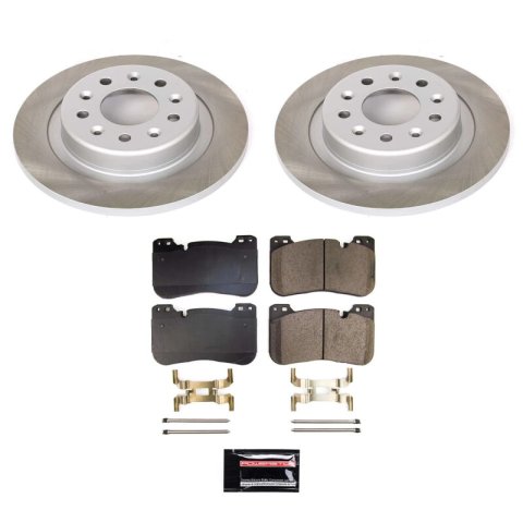 PowerStop Z17 Evolution Plus Semi-Coated Rotor Brake Kits for 2022-2024 EQUINOX, TERRAIN, 2021-2022 MALIBU - SC8799 and Pad Combo, Semi-Coated, Front and Rear, Solid Surface Rotors, Ceramic Pads, Chevrolet, GMC, Kit thumbnail 5