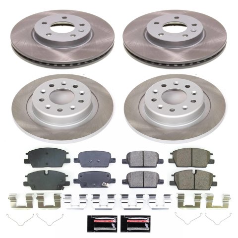 Power Stop 21-22 Chevrolet Malibu Front and Rear Semi-Coated Rotor Kit (1x psbSC7722, 1x psbSC8738) thumbnail 5