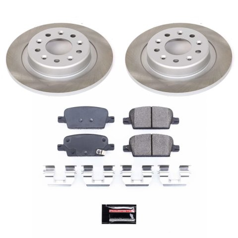 Power Stop 21-22 Chevrolet Malibu Front and Rear Semi-Coated Rotor Kit (1x psbSC7722, 1x psbSC8738) thumbnail 6