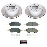 Power Stop 21-23 Ford Bronco Front and Rear Semi-Coated Rotor Kit (1x psbSC8413, 1x psbSC8763) thumbnail 7