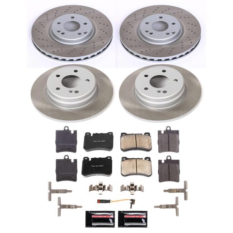 Power Stop 06-08 Mercedes-Benz SLK280 Front and Rear Semi-Coated Rotor Kit (1x psbSC620, 1x psbSC6713) thumbnail 2