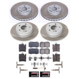Power Stop 05-06 Mercedes-Benz SLK350 Front and Rear Semi-Coated Rotor Kit (1x psbSC2950, 1x psbSC620) thumbnail 4