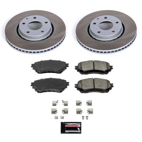 Power Stop 2021 Mazda 6 Front and Rear Semi-Coated Rotor Kit (1x psbSC8068, 1x psbSC8840) thumbnail 6