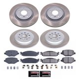 Power Stop 2010 Lincoln MKT Front and Rear Semi-Coated Rotor Kit (1x psbSC5509, 1x psbSC8846) thumbnail 5