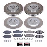 Power Stop 11-19 Lincoln MKT Front and Rear Semi-Coated Rotor Kit (1x psbSC5583, 1x psbSC8846) thumbnail 5