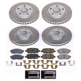Power Stop 08-09 Infiniti EX35 Front and Rear Semi-Coated Rotor Kit (1x psbSC112, 1x psbSC9064) thumbnail 5
