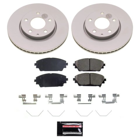 Power Stop 19-23 Mazda 3 Front and Rear Z17 Coated Brake Kit (1x psbCRK8334, 1x psbCRK8756) thumbnail 6