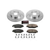 Power Stop 13-14 Honda Fit Front and Rear Z23 Evolution Brake Kit (1x psbKOE15318DK, 1x psbK6490) thumbnail 4