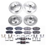 Power Stop 02-04 Oldsmobile Silhouette Front and Rear Z23 Evolution Brake Kit (1x psbK5135, 1x psbK2553) thumbnail 9