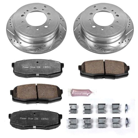 Power Stop 08-15 Toyota Sequoia Rear Z36 Truck & Tow Kit w/Calipers (1x psbK3073-36, 1x psbS3276) thumbnail 2