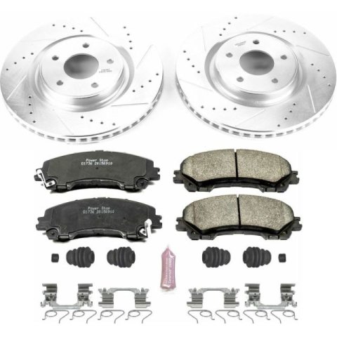 Power Stop 2019 Nissan Rogue Front and Rear Z23 Evolution Kit w/Calipers (1x psbK7034, 1x psbK6761, 1x psbS6696, 1x psbS7146) thumbnail 4