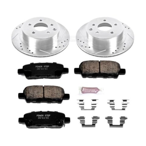 Power Stop 2019 Nissan Rogue Front and Rear Z23 Evolution Kit w/Calipers (1x psbK7034, 1x psbK6761, 1x psbS6696, 1x psbS7146) thumbnail 7