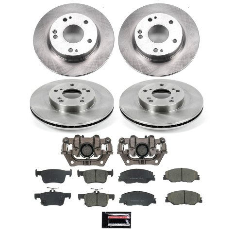 Power Stop 22-23 Honda Civic Front and Rear Autospecialty Kit w/Calipers (Bundled Kit) thumbnail 2