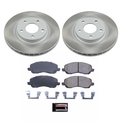 Power Stop 11-14 Chrysler 0 Front and Rear Semi-Coated Rotor Kit (1x psbSC3032, 1x psbSC3033) thumbnail 2