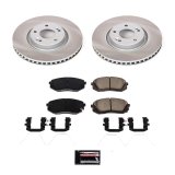 Power Stop 2020 Kia Optima Front and Rear Semi-Coated Rotor Kit (1x psbSC6985, 1x psbSC7509) thumbnail 7