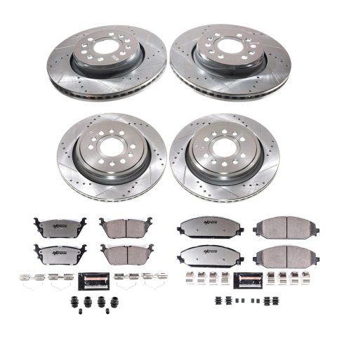 Power Stop 22-24 Jeep Grand Wagoneer Z36 Truck & Tow Brake Kit (Front and Rear) (1x psbK8873-36, 1x psbK8843-36) thumbnail 4