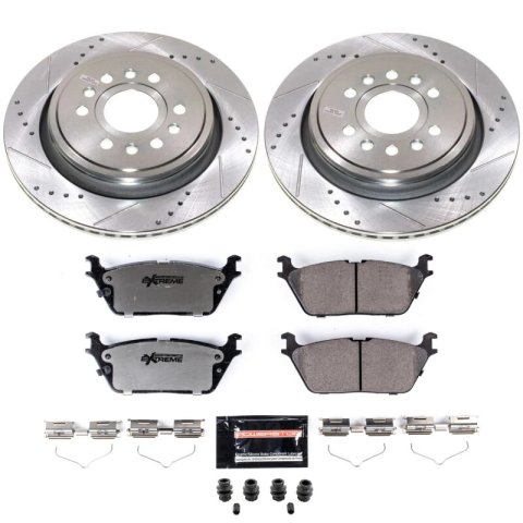 Power Stop 22-24 Jeep Grand Wagoneer Z36 Truck & Tow Brake Kit (Front and Rear) (1x psbK8873-36, 1x psbK8843-36) thumbnail 8