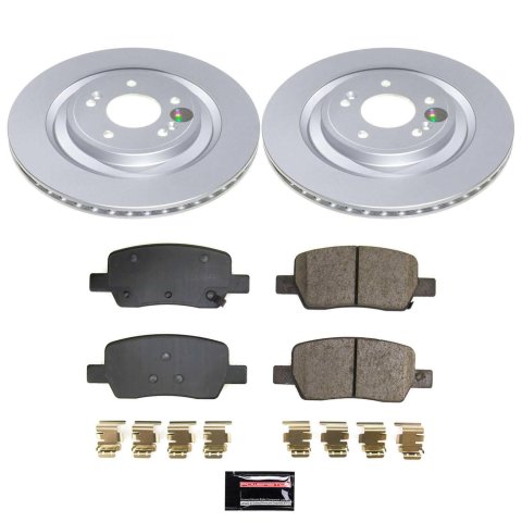Power Stop 21-22 Kia Sorento Front and Rear Z17 Coated Brake Kit (1x psbCRK8703, 1x psbCRK9187) thumbnail 7