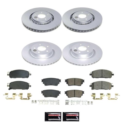 Power Stop 22-24 Infiniti QX60 Front and Rear Z17 Coated Brake Kit (1x psbCRK9206, 1x psbCRK9219) thumbnail 4