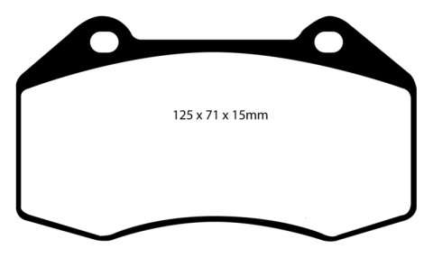 EBC S12 Brake Pad and Rotor Kit (1x ebcRK7507, 1x ebcDP31539C) thumbnail 7