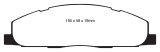 EBC S14 Brake Pad and Rotor Kit (1x ebcDP61848, 1x ebcRK7509) thumbnail 5