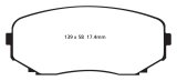 EBC S12 Brake Pad and Rotor Kit (1x ebcRK7505, 1x ebcDP31794C) thumbnail 6