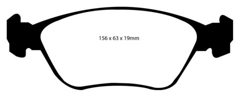 EBC S12 Brake Pad and Rotor Kit (1x ebcRK961, 1x ebcDP31362C) thumbnail 6