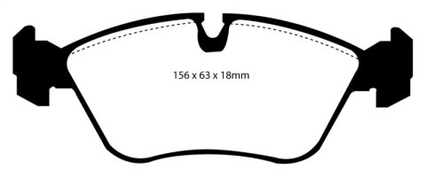 EBC S12 Brake Pad and Rotor Kit (1x ebcDP3880C, 1x ebcRK961) thumbnail 6