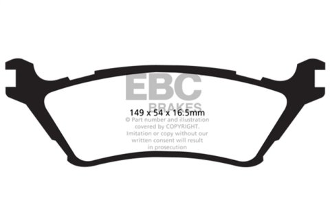EBC S14 Brake Pad and Rotor Kit (1x ebcDP61891, 1x ebcRK7603) thumbnail 5