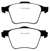 EBC S20 Brake Pad and Rotor Kit (1x ebcRK1549, 1x ebcRK1592, 1x ebcUD1305, 1x ebcUD1307) thumbnail 8