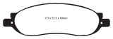 EBC S13 Brake Pad and Rotor Kit (1x ebcRK7319, 1x ebcDP41778R) thumbnail 6