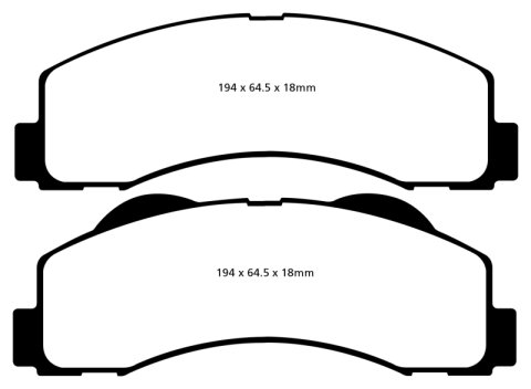 EBC S13 Brake Pad and Rotor Kit (1x ebcRK7462, 1x ebcDP41855R) thumbnail 5