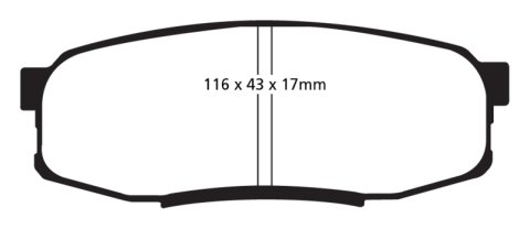 EBC S13 Brake Pad and Rotor Kit (1x ebcRK7436, 1x ebcDP41816R) thumbnail 5