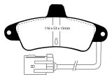 EBC S13 Brake Pad and Rotor Kit (1x ebcRK583, 1x ebcDP4965R) thumbnail 6