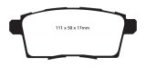 EBC S13 Brake Pad and Rotor Kit (1x ebcRK1656, 1x ebcDP41795R) thumbnail 6