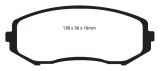 EBC S14 Brake Pad and Rotor Kit (1x ebcDP61818, 1x ebcRK1642) thumbnail 6