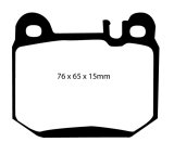 EBC S13 Brake Pad and Rotor Kit (1x ebcRK1103, 1x ebcDP41395R) thumbnail 7