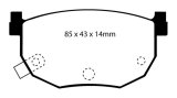 EBC S12 Brake Pad and Rotor Kit (1x ebcRK7144, 1x ebcDP3528C) thumbnail 6