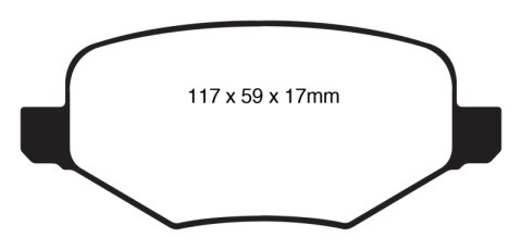 EBC S11 Brake Pad and Rotor Kit (1x ebcDP21826, 1x ebcRK7280) thumbnail 7