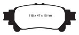 EBC S13 Brake Pad and Rotor Kit (1x ebcRK7391, 1x ebcDP41850R) thumbnail 6