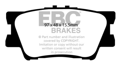 EBC S12 Brake Pad and Rotor Kit (1x ebcRK7415, 1x ebcDP31793C) thumbnail 5