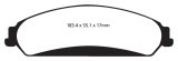 EBC S11 Brake Pad and Rotor Kit (1x ebcRK7241, 1x ebcDP22139) thumbnail 6