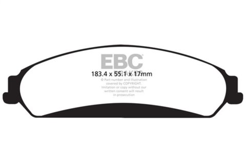 EBC S13 Brake Pad and Rotor Kit (1x ebcRK7241, 1x ebcDP42139R) thumbnail 5