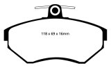 EBC S13 Brake Pad and Rotor Kit (1x ebcDP41112R, 1x ebcRK819) thumbnail 4